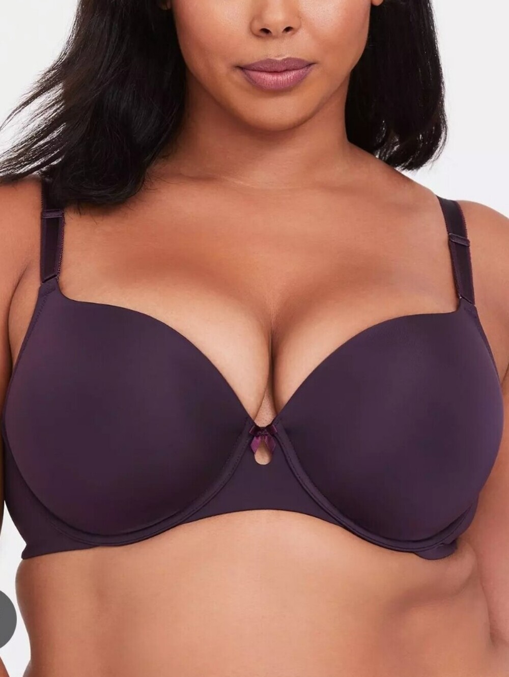 Torrid 360 Back Smoothing T-shirt Bra Grapeseed Purple Size 42DD New